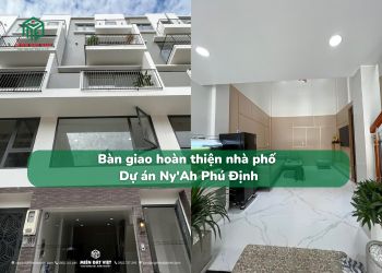 Hoàn thiện nhà phố dự án Ny'Ah Phú Định