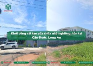 Sửa chữa nhà nghiêng, lún