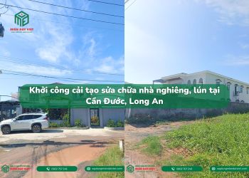 Sửa chữa nhà nghiêng, lún